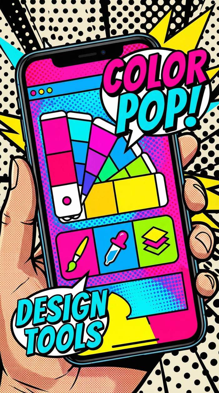 ag百家乐 APP - 移动端色彩工具应用界面展示