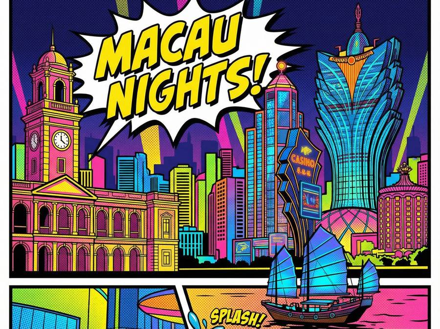 ag百家乐 - 澳门城市夜景波普风格艺术